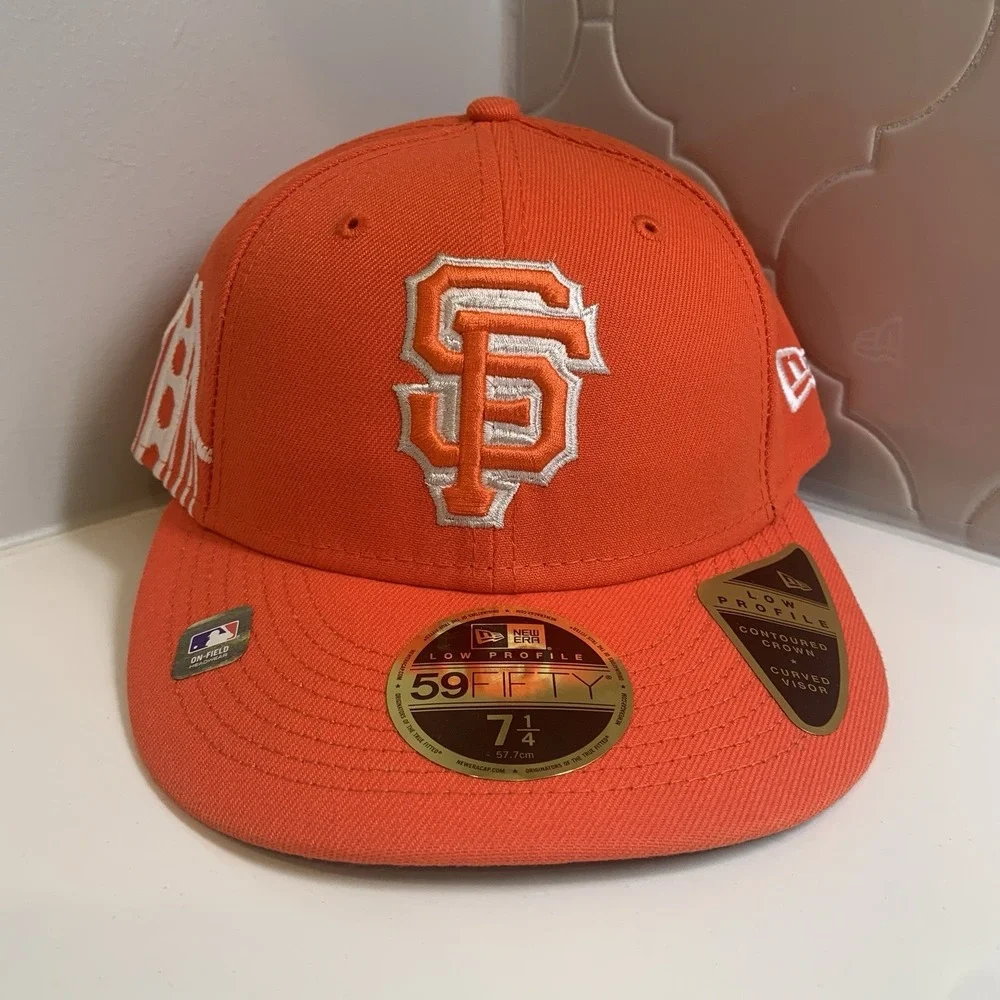 New Era San Francisco Giants 59FIFTY City Connect Orange Fitted Hat Size 7 1/4